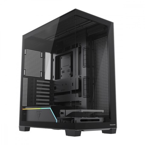 MODECOM Obudowa PC VOLCANO STELLAR PLUS ARGB MIDI NF Czarna