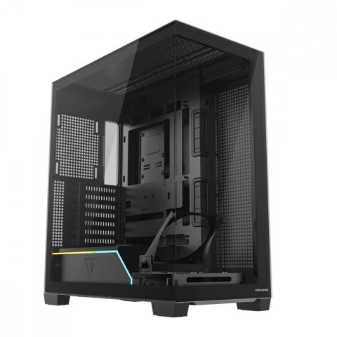 MODECOM Obudowa PC VOLCANO STELLAR PLUS ARGB MIDI NF Czarna