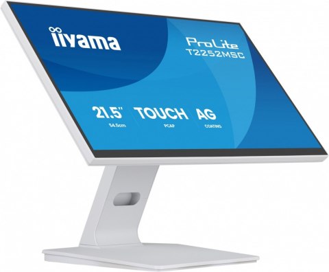 IIYAMA Monitor 22 cale T2252MSC-W2AG 10 PKT. POJ,IPS,HDMI,DP,2x1W,7H,2xUSB, AG-(Anti Glare)