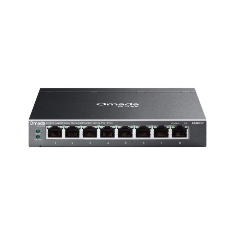 TP-LINK Przełącznik ES208GP Omada Easy Managed, 8 portów PoE+