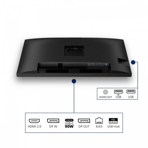 Philips Monitor 31.5 cala 32B2U3601 IPS 100Hz HDMI DP RJ45 USB-C Pivot