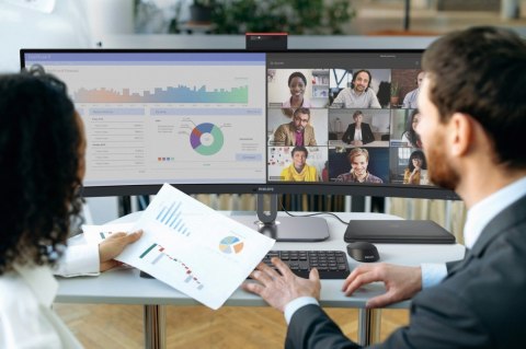 Philips Monitor wielkoformatowy 48.8 cala 49B2U6903CH VA HDMIx2 DP RJ45 HAS Thunderbolt 4