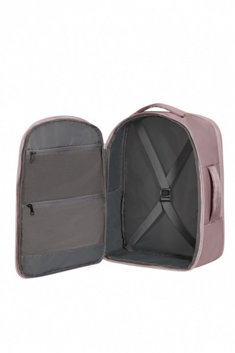 Samsonite Plecak kabinowy na laptopa 15.6 cala Guardit Classy M różowo-szary