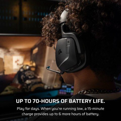 Corsair Słuchawki bezprzewodowe Void Wireless v2 Playstation carbon