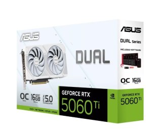 Asus Karta graficzna GeForce RTX 5060 TI DUAL OC WHITE 16GB GDDR7 128 BIT DP