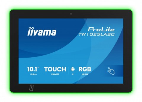 IIYAMA Monitor ProLite 10.1 cala TW1025ALASC-B3PNR,10P.DOT.IPS,WIFI,450 cd/m2,2x2W,3xUSB, RJ45, MICRO, A14, NFC , kamera internetowa (5