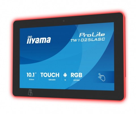 IIYAMA Monitor ProLite 10.1 cala TW1025ALASC-B3PNR,10P.DOT.IPS,WIFI,450 cd/m2,2x2W,3xUSB, RJ45, MICRO, A14, NFC , kamera internetowa (5