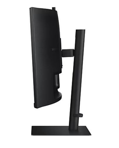 Samsung Monitor 34 cale ViewFinity S65VC VA 3440x1440 UWQHD 21:9 1xHDMI 1xDP 1xUSB-C 90W 2xUSB-A LAN 5ms HAS Webcam głośniki zakrzywiony