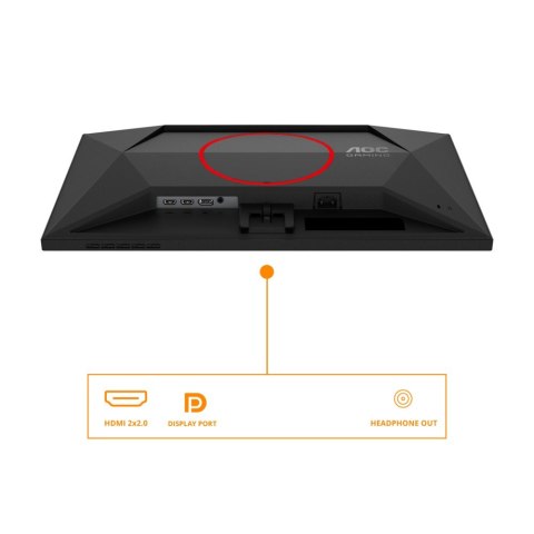AOC Monitor 23.8 cala 24G4ZR Fast IPS 240Hz HDMIx2 DP Pivot