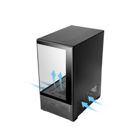 TACENS Obudowa MARS MC-SE2 BLACK microATX