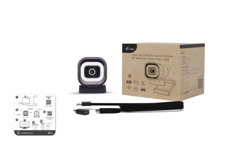 I-tec Kamera SOLOMON 700 STREAM 4K Webcam z Ring Light PDAF - CAMSOLOMON4K700