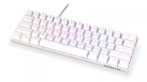 Krux Klawiatura - Qara 60% WHITE RGB