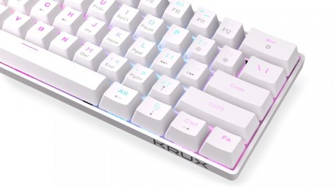Krux Klawiatura - Qara 60% WHITE RGB