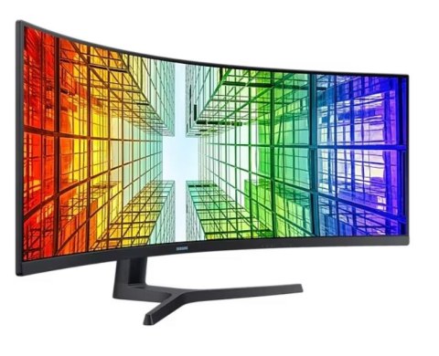 Samsung Monitor 49 cali ViewFinity S95UC VA 5120x1440 DQHD 32:9 2xHDMI 1xDP 1xUSB-C (90W) 3xUSB 3.0 LAN 5ms PinP/PbyP 120Hz HAS gł. zakr