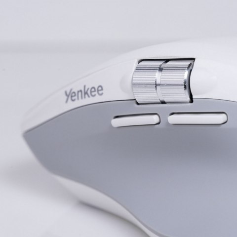 YENKEE Mysz bezprzewodowa, akumulator, Dual 2xBT +USB2,4G Flying Scroll