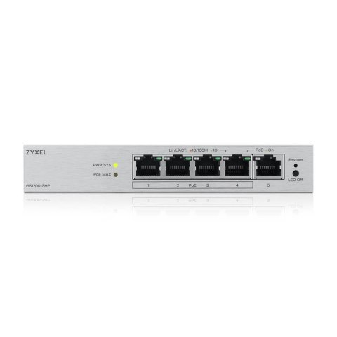 Zyxel Przełącznik POE 5xGE L2 GS1200-5HPV3-EU0101F