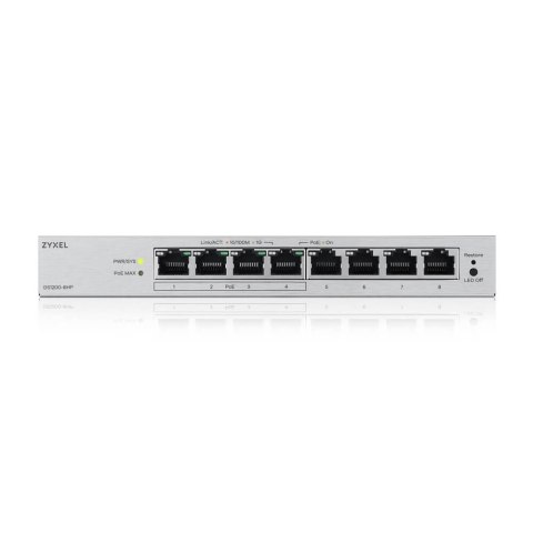 Zyxel Przełącznik POE 8xGE GS1200-8HPV3-EU0101F