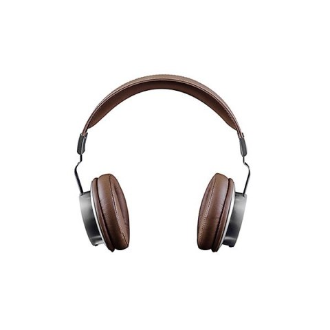 MODECOM MC-1500HF BRĄZOWE PRZEWODOWE SŁUCHAWKI NAGŁOWNE Z MIKROFONEM