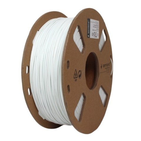 Gembird Filament PLA Elastyczny, 1,75 mm, 1 kg, biały