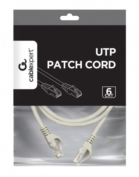 Gembird Patchcord kat.6 UTP 1.5m kolor szary