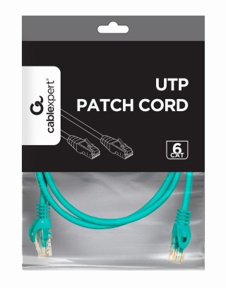 Gembird Patchcord kat.6 UTP 1.5m kolor zielony