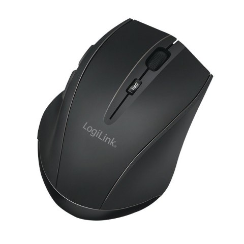 LogiLink Mysz bezprzewodowa BT 5.0,ergonomiczna, czarna