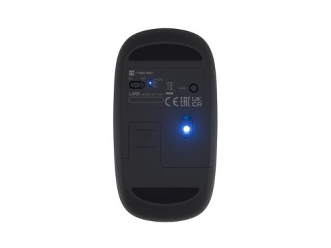 Natec Mysz Lark bezprzewodowa 4000DPI cicha blue sense