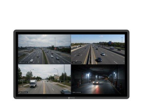 AG NEOVO Monitor profesjonalny QX2702 czarny UHD 400NIT HDMI DP