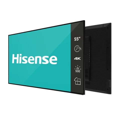 Hisense Monitor 55DM66D 55 cali 4K UHD IPS Digital Signage Display 24/7