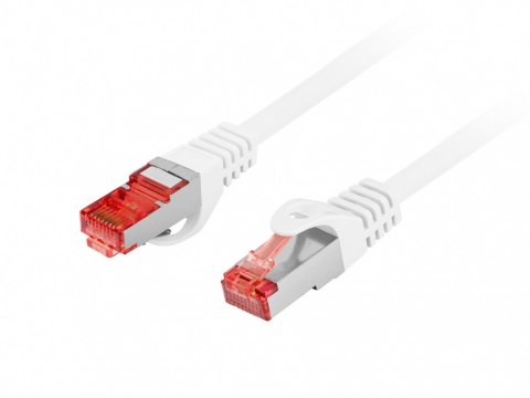 Lanberg Patchcord kat.6 s/ftp lszh cu 0.5m biały fluke passed