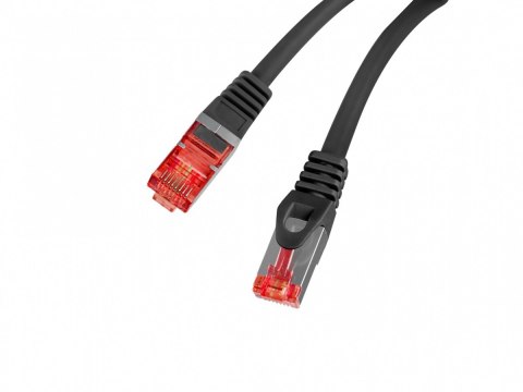 Lanberg Patchcord kat.6 s/ftp lszh cu 15m czarny fluke passed