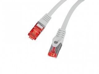 Lanberg Patchcord kat.6 s/ftp lszh cu 15m szary fluke passed