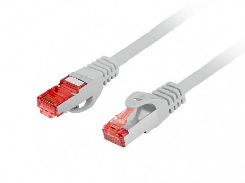 Lanberg Patchcord kat.6 s/ftp lszh cu 15m szary fluke passed