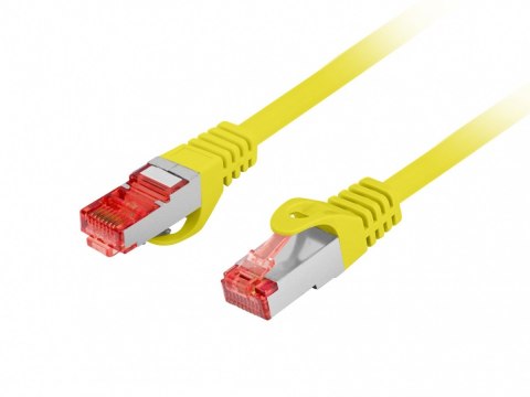 Lanberg Patchcord kat.6 s/ftp lszh cu 1m żółty fluke passed