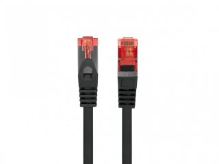 Lanberg Patchcord kat.6 s/ftp lszh cu 20m czarny fluke passed