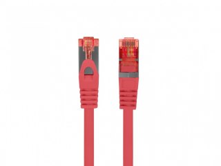 Lanberg Patchcord kat.6 s/ftp lszh cu 2m czerwony fluke passed