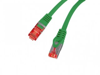 Lanberg Patchcord kat.6 s/ftp lszh cu 3m zielony fluke passed