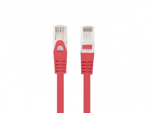 Lanberg Patchcord kat.6 utp lszh cu 0.5m czerwony fluke passed