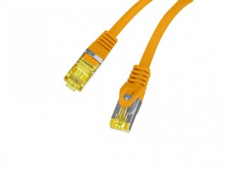 Lanberg Patchcord kat.6a s/ftp lszh cu 0.25m pomarańczowy fluke passed