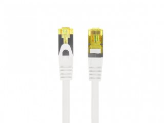 Lanberg Patchcord kat.6a s/ftp lszh cu 1.5m biały fluke passed