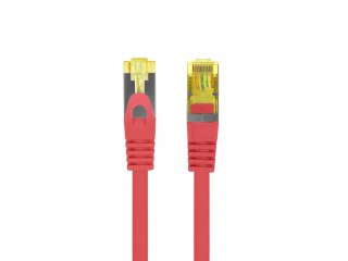 Lanberg Patchcord kat.6a s/ftp lszh cu 10m czerwony fluke passed