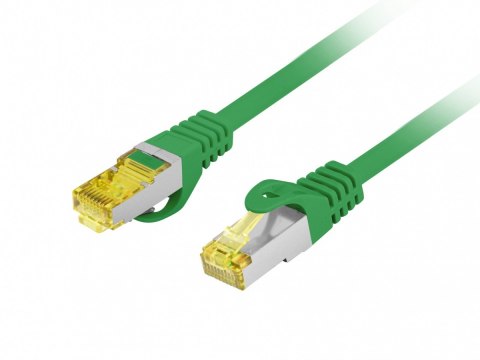 Lanberg Patchcord kat.6a s/ftp lszh cu 10m zielony fluke passed