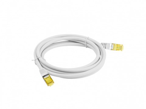 Lanberg Patchcord kat.6a s/ftp lszh cu 15m szary fluke passed