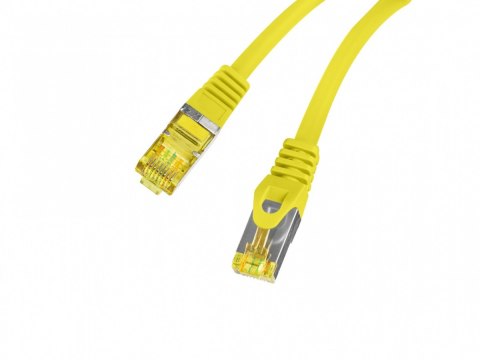 Lanberg Patchcord kat.6a s/ftp lszh cu 20m żółty fluke passed