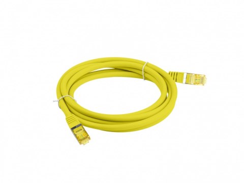 Lanberg Patchcord kat.6a s/ftp lszh cu 20m żółty fluke passed