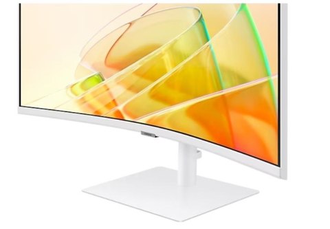 Samsung Monitor 34 cale ViewFinity S65CT VA 3440x1440 UWQHD 21:9 1xHDMI 1xDP 2xTB 4.0(90W/15W) 3xUSB 3.0 LAN 5ms 100Hz HAS głośniki zakr