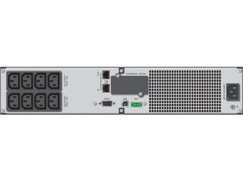PowerWalker UPS LINE-INTERACTIVE 1000VA 8X IEC OUT, RJ11/RJ45 .IN/OUT, USB/RS-232, LCD, RACK 19''