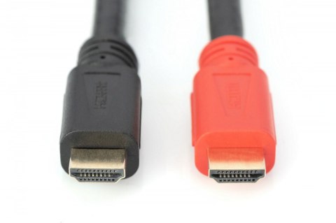 Digitus Kabel połączeniowy HDMI HighSpeed ze wzmacniaczem 1080p 60Hz FHD Typ HDMI A/HDMI A M/M 15m czarny