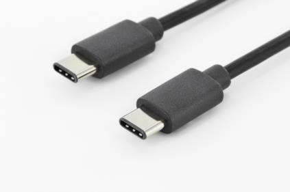 Digitus Kabel połączeniowy USB 2.0 HighSpeed Typ USB C/USB C M/M 1,8m Czarny