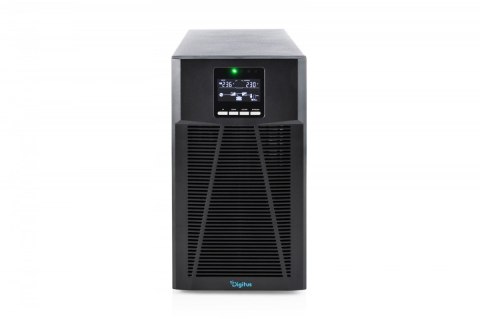 Digitus Zasilacz awaryjny UPS Online Tower 19" LCD 2000VA/2000W 4x12V/9Ah 8xC13 1xC14 USB RS232 RJ45 GŁ.460mm